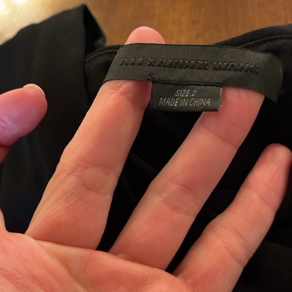 Alexander Wang Dress Black & Neon Yellow/Green Size 2 - Picture 5 of 15